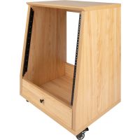 Gator Frameworks Meuble rack 12U pan incliné Elite Studio bois érable - Vue 4